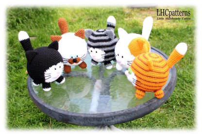 Five Ball Cats Crochet Pattern