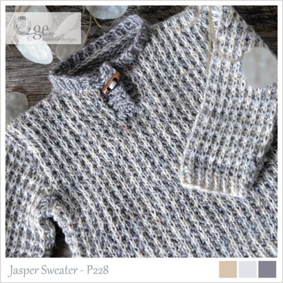 OGE Knitwear Designs P228 Jasper Sweater PDF