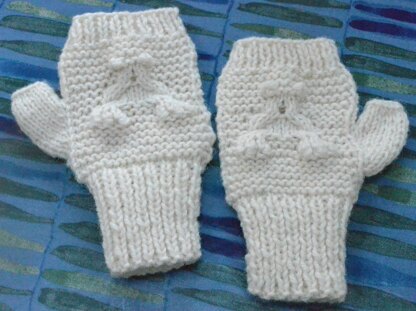 Fingerless Frog Mittens