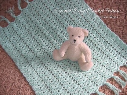 Simply Soft Crochet Car Seat Baby Blanket