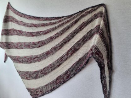 Silver Rose Shawl