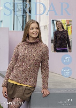 Sweaters  in Sirdar Caboodle - 7843- Downloadable PDF