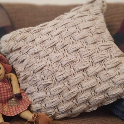 Brick Stitch Cushion Cover Ribbon XL