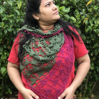 Kaayur Shawl Crochet Pattern