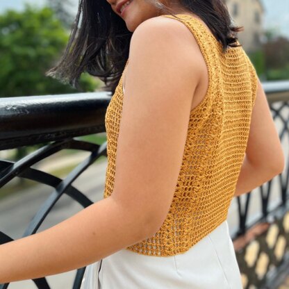 Crochet Lacy Tank Top