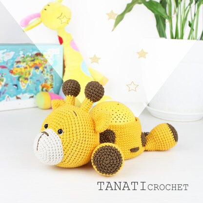 Crochet Pattern - Night light Giraffe/Projector star