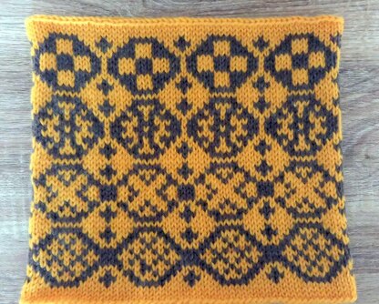 Fair Isle Sampler Cowl