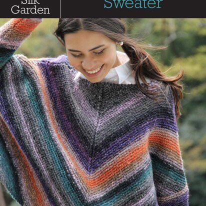 Garter Stitch Sweater in Noro Silk Garden