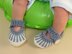 Baby Vertical Stripe Sandals