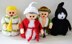 Scrooge Christmas Carol Dolls Knitting Pattern - Toy Knitting Pattern