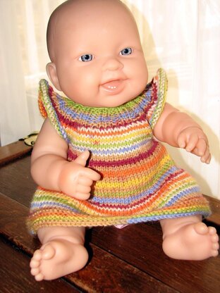 Stripey Doll Dress