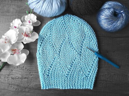 AQUA knit-look beanie