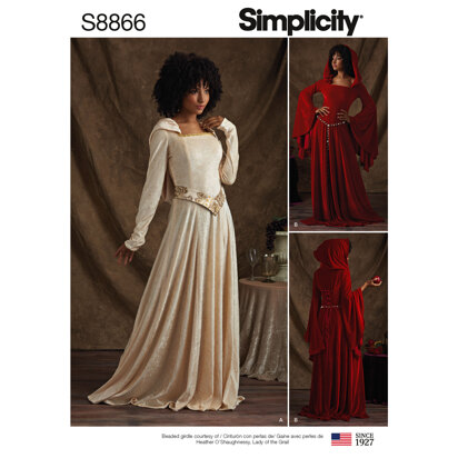 Simplicity S8866 Misses/ Miss Petite Knit Costumes - Sewing Pattern