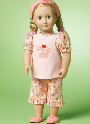 McCall's 18 (46cm) Doll Clothes M6526 - Paper Pattern Size One Size Only