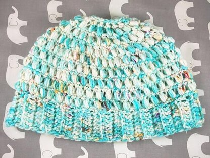 Seascape Puffs Bun Hat