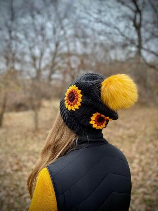 Winter Flower Beanie