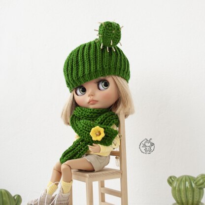 Cactus beret for Blythe