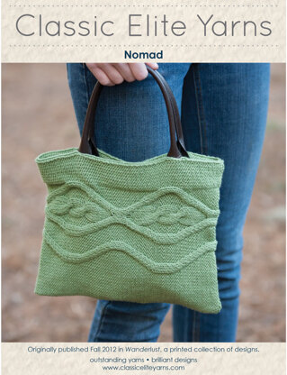 Nomad Bag in Classic Elite Yarns Chesapeake - Downloadable PDF