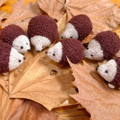 Hedgehog Family - knitting pattern