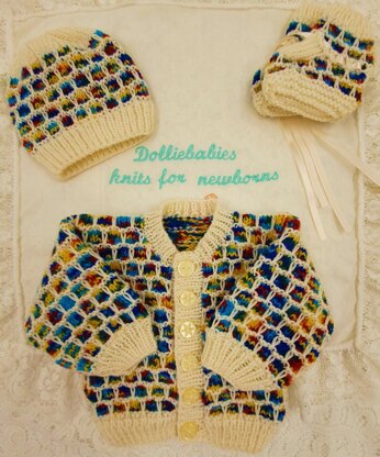 109 mosaic look cardigan