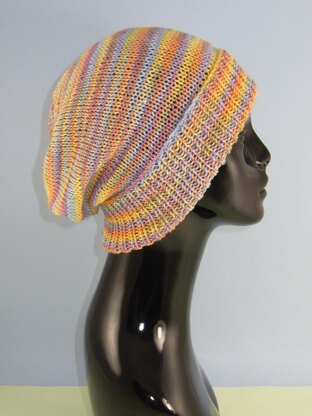 Self Striping Super Slouch Hat