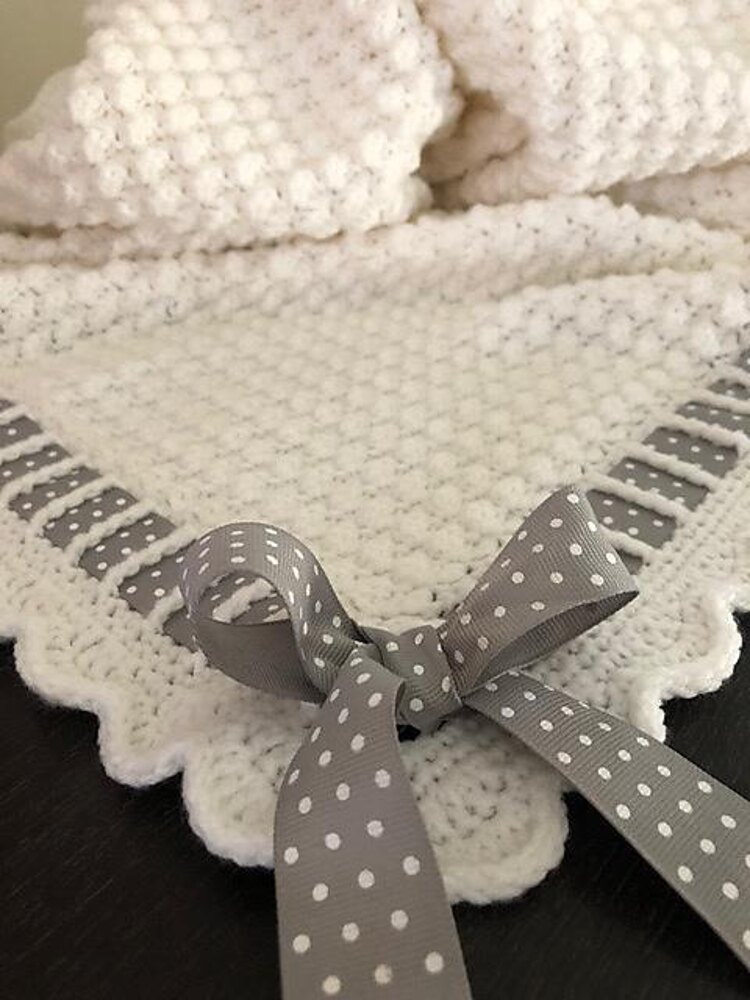 Baby ribbon online blanket