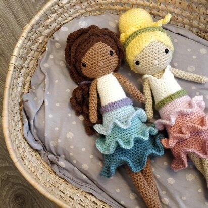 Bianca and Luna Dolls Crochet Amigurumi