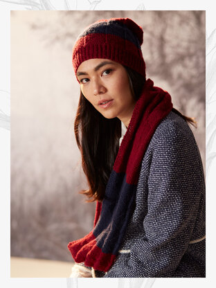 Tilly Hat & Cowl in Willow and Lark Ramble - Downloadable PDF