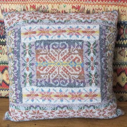 Fairisle Patch Cushion