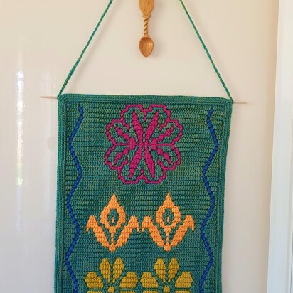 Naive Flowers Wall Hanging