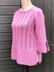 Raglan Sweater with Slit Borders