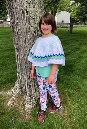 Chevron Poncho