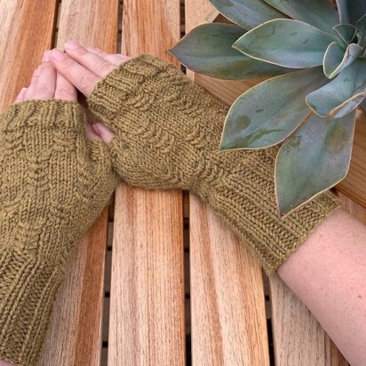 Feather Brushed Mitts