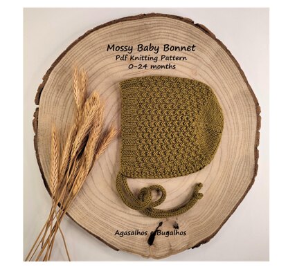 Mossy Baby Bonnet | 0-24 months