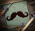 Father's Day Mosaic Square - Manly Mustache