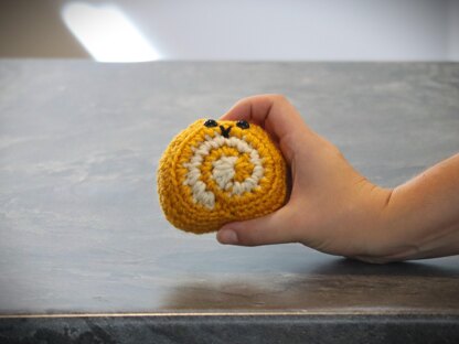 Pumpkin Roll Amigurumi Food