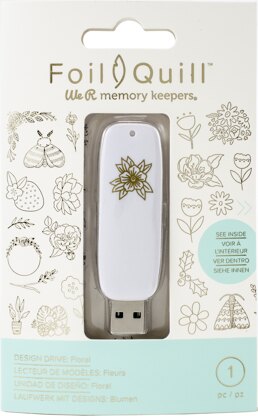 We R Memory Keepers Foil Quill USB Artwork Drive - Floral