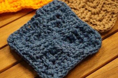 Basketweave granny square pattern