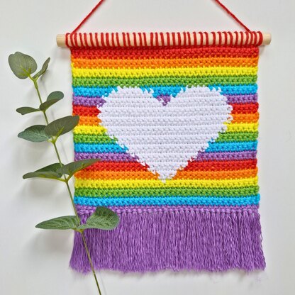 Gay Colors of Pride Tapestry Crochet Pattern