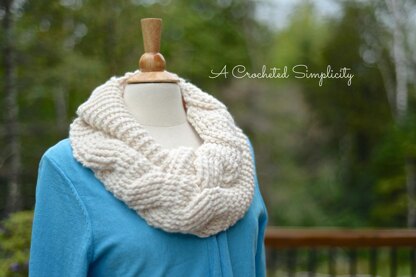 Big Bold Cabled Infinity Scarf