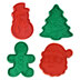 R&M Double Sided Christmas Pastry & Cookie Stamps Set of 4