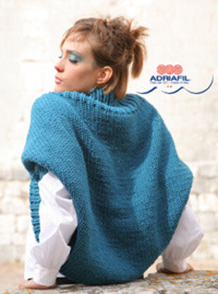 Gaia Shrug in Adriafil Charme - Downloadable PDF