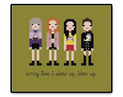 BLACKPINK - Whistle Chorus - PDF Cross Stitch Pattern