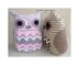 239 Owl Cushion Knitting Pattern #239