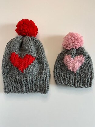 Big Heart Beanie Patter