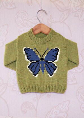 Butterfly sweater clearance design