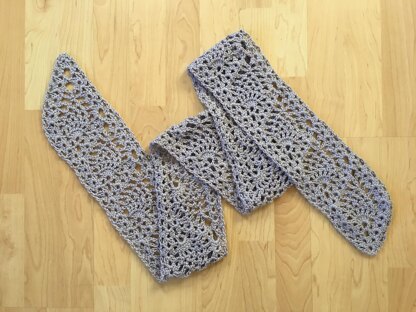 Purple Pineapples Scarf