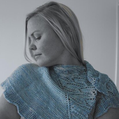 Bows and Arrows Shawl - knitting pattern