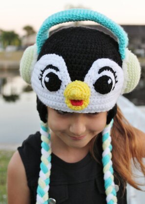 Chilly Penguin Earflap Hat