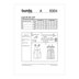 Burda Style Children's Pinafore Dress with Front Button Fastening â€“ Gathered Skirt 9304 - Paper Pattern, Size 6-11